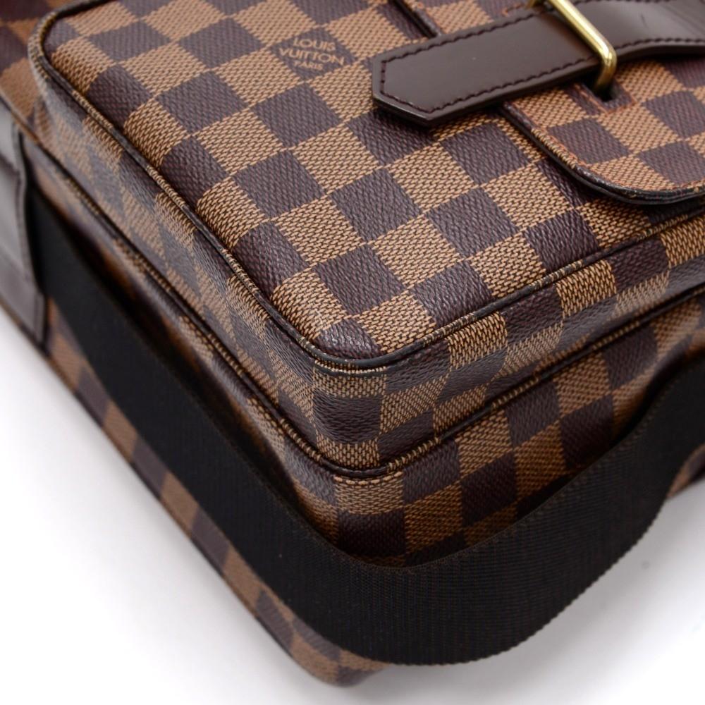 Louis Vuitto Broadway Damier Ebene Canvas Large Messenger Bag