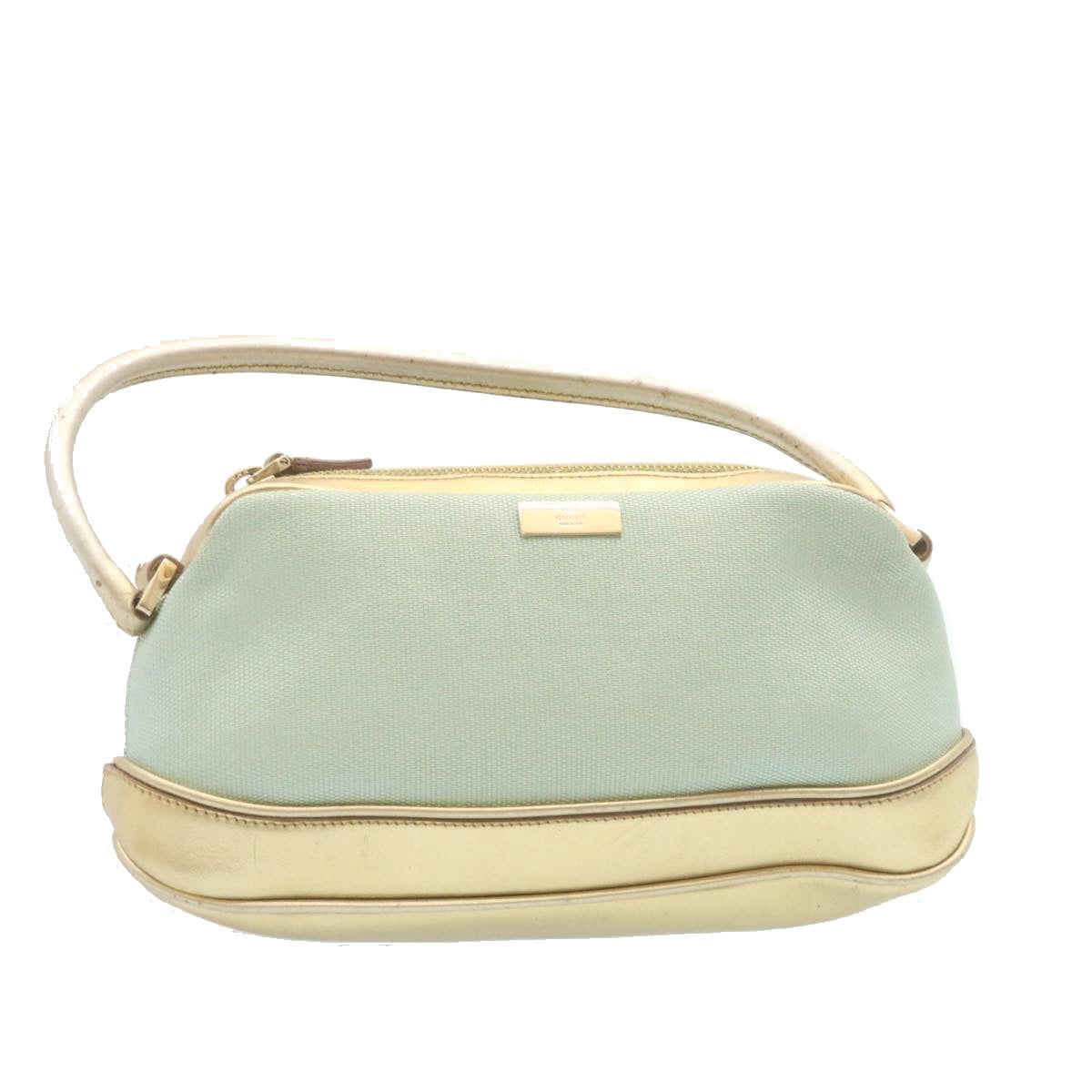 GUCCI Pouch Green Gold 27882
