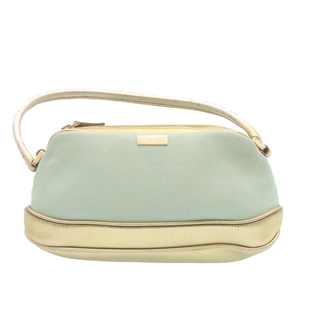 GUCCI Pouch Green Gold 27882