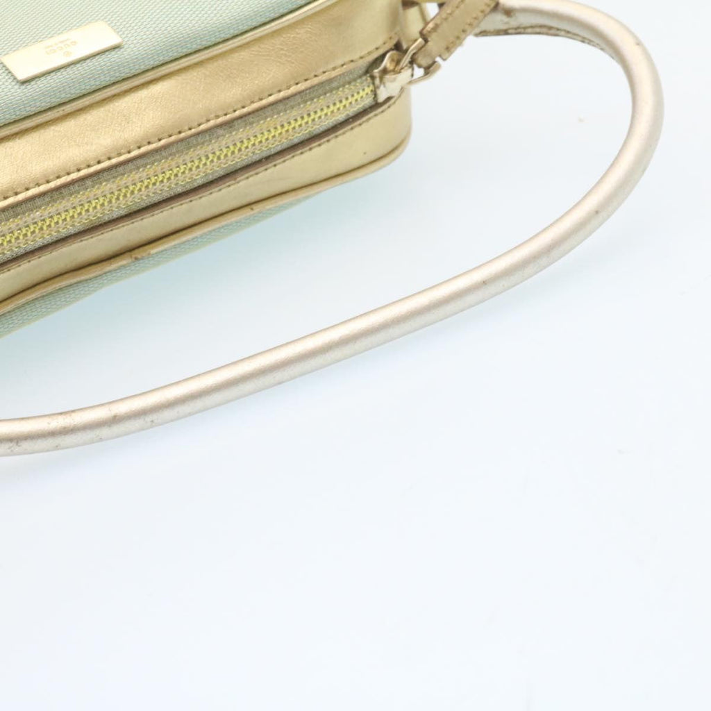 GUCCI Pouch Green Gold 27882