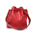 Louis Vuitto Petit Noe Red Epi Leather Bag