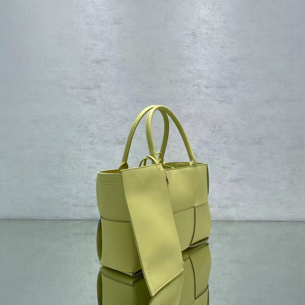 GLAMI Small Arco Tote Bag Yellow, For Women, Bags 14.2in/36cm