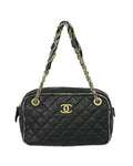 Chanel Quilted Lambskin Leather Shoulder Bag