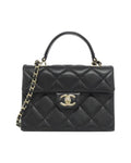 Chanel Chanel Quilted Lambskin TopHandle Bag