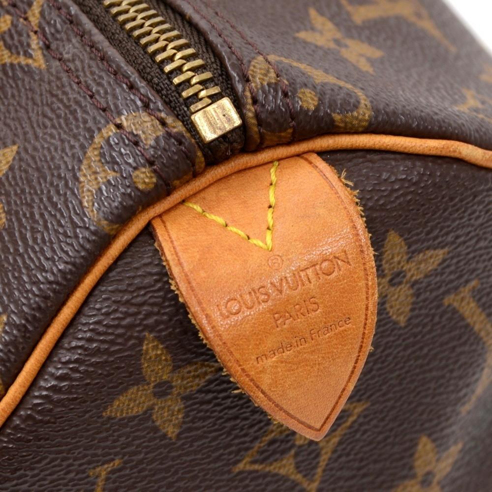 Louis Vuitto Speedy 25 Monogram Canvas Handbag