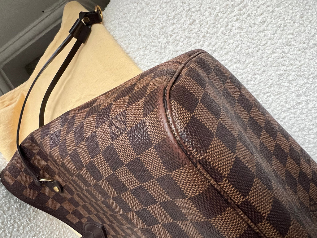Louis Vuitton Neverfull MM Damier Ebene Cherry Interior (RRP £1,410)