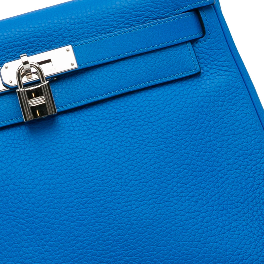HermÃƒÆ’Ã‚Â¨s Kelly Retourne 28 Blue Togo Palladium
