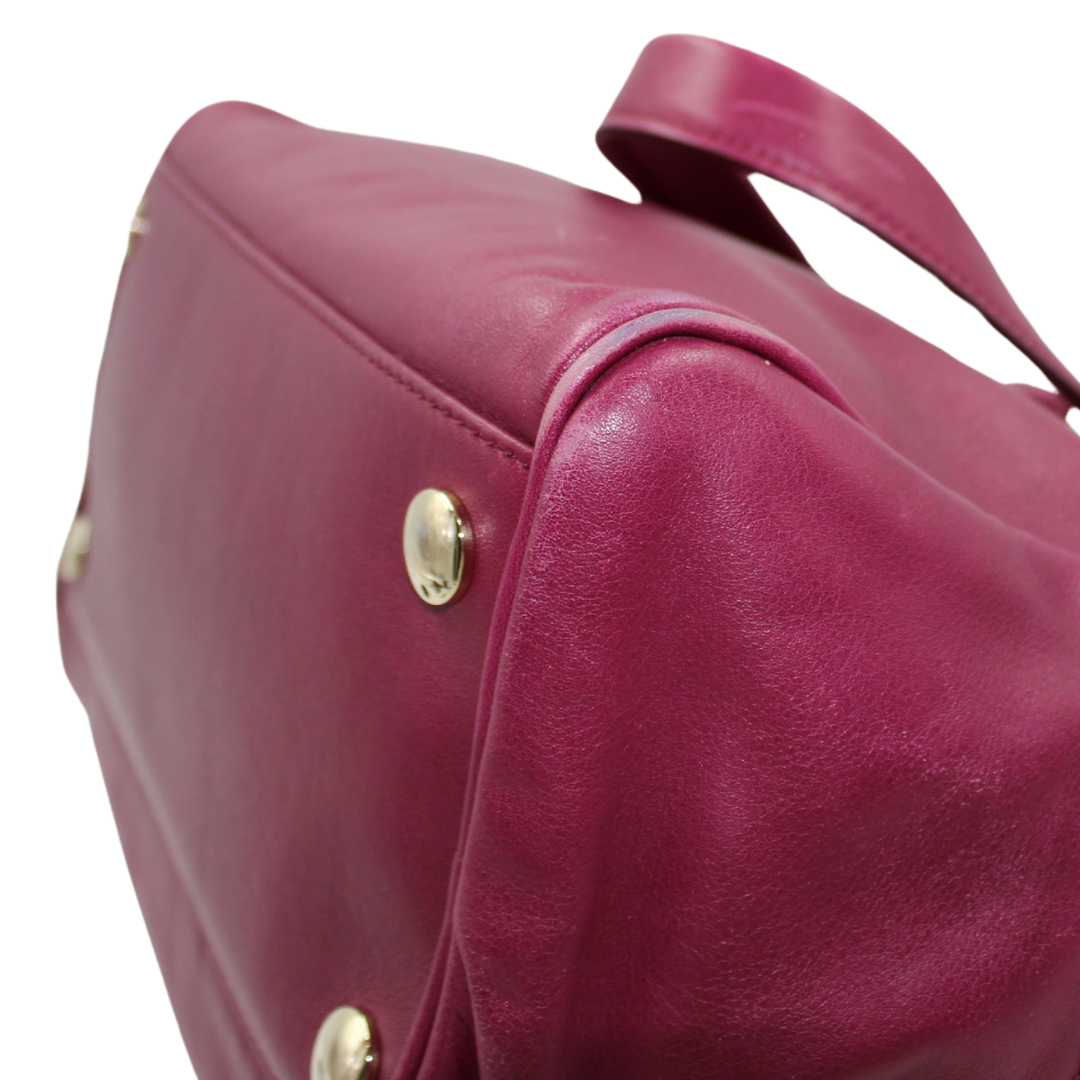 Jimmy Choo Justine Leather Handle Bag