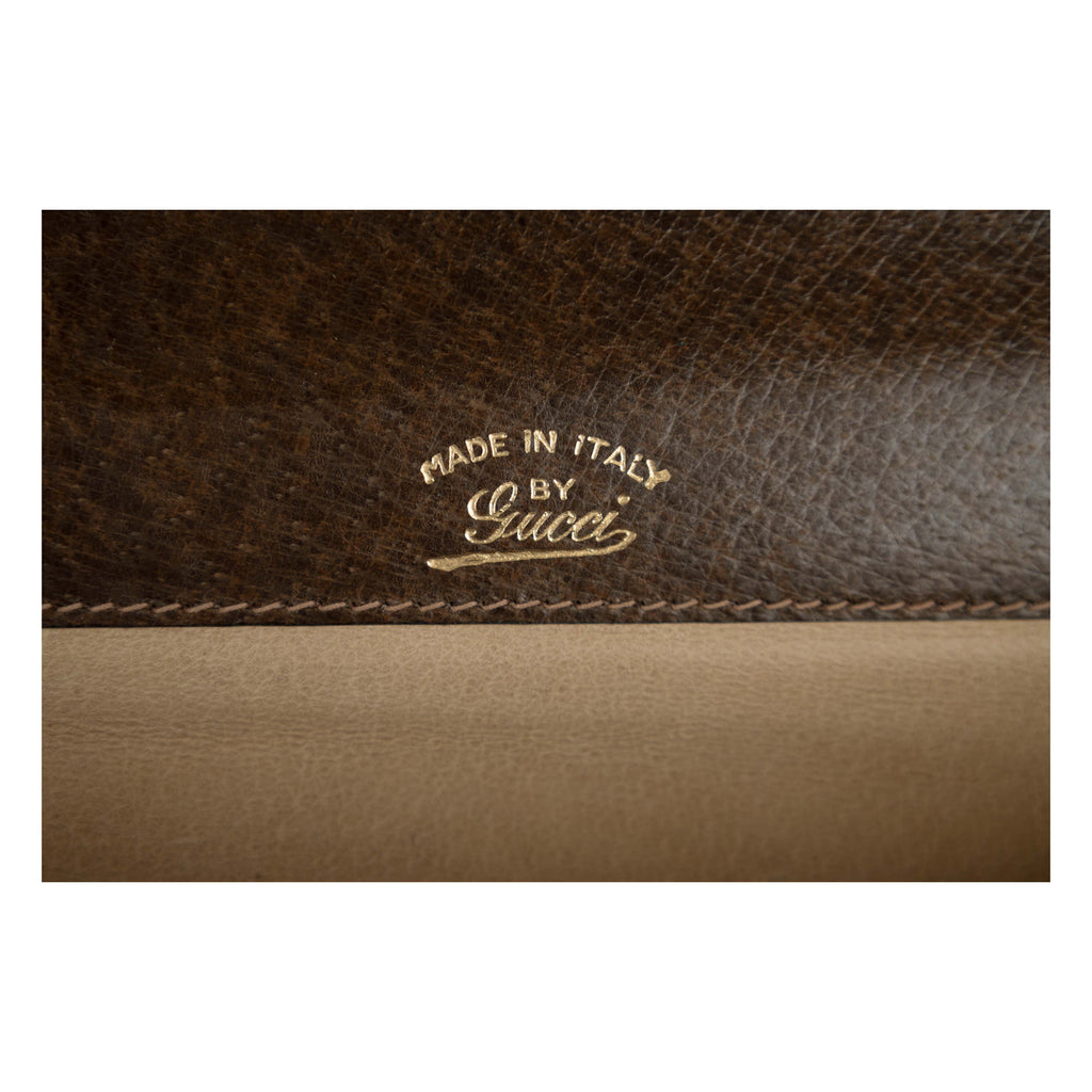 Gucci Vintage Leather Briefcase - '90s