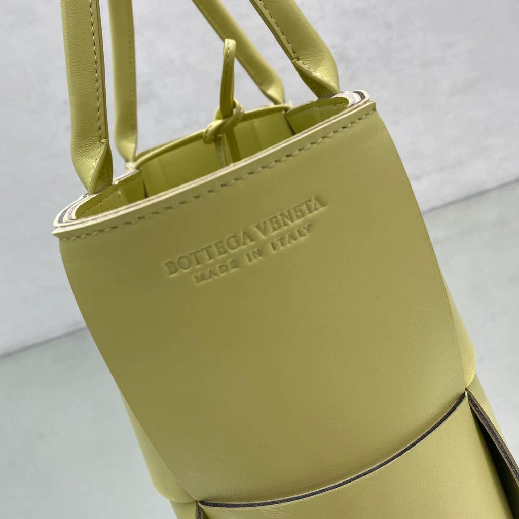 GLAMI Small Arco Tote Bag Yellow, For Women, Bags 14.2in/36cm