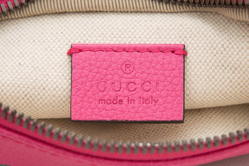 Gucci Pink Bum Bag Logo Belt Bag