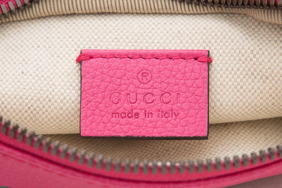 Gucci Pink Bum Bag Logo Belt Bag