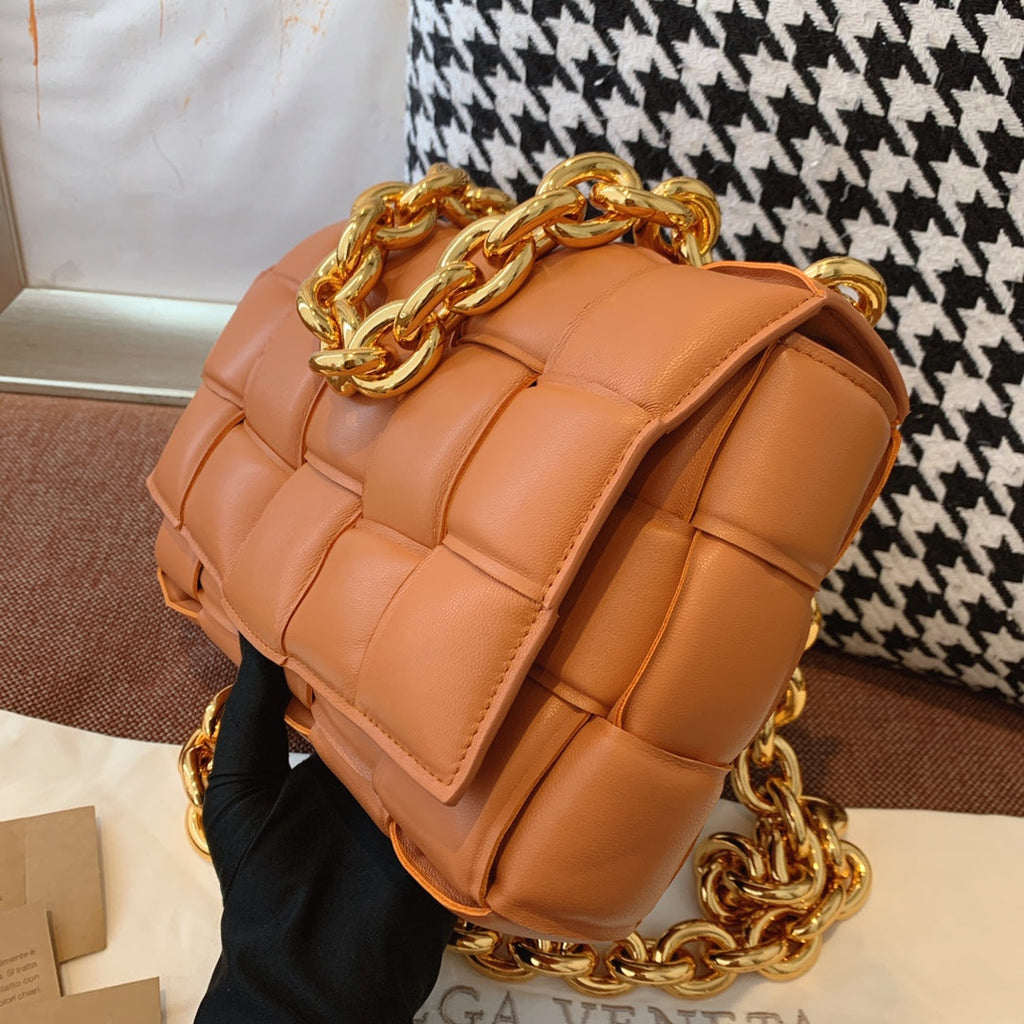 GLAMI Chain Cassette Brown, For Women, WomenÃƒÂ¢Ã¢â€šÂ¬Ã¢â€žÂ¢s Bags 10.2in/26cm