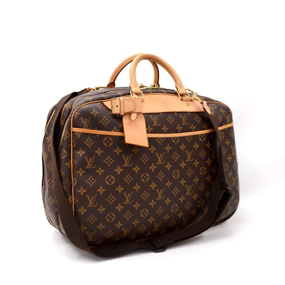 Louis Vuitto Alize 24 Heures Monogram Canvas Travel Bag with Strap