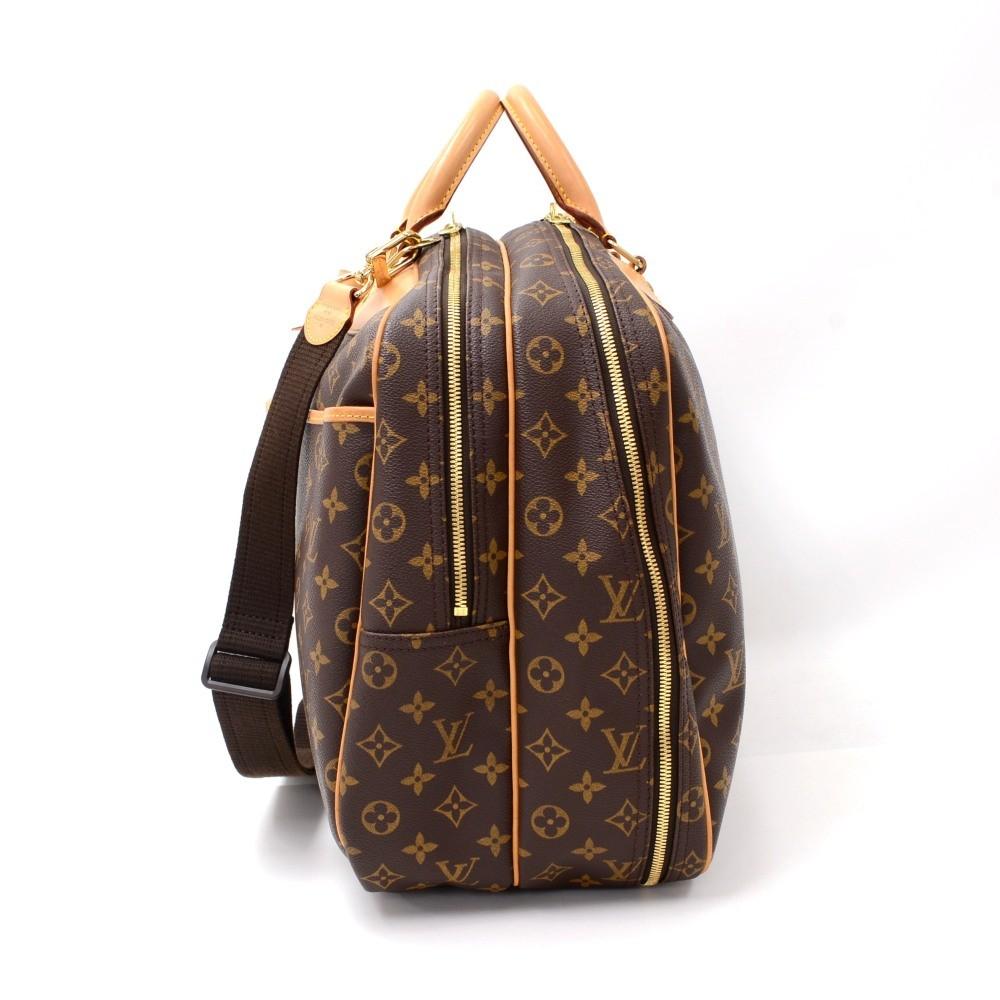 Louis Vuitto Alize 24 Heures Monogram Canvas Travel Bag with Strap