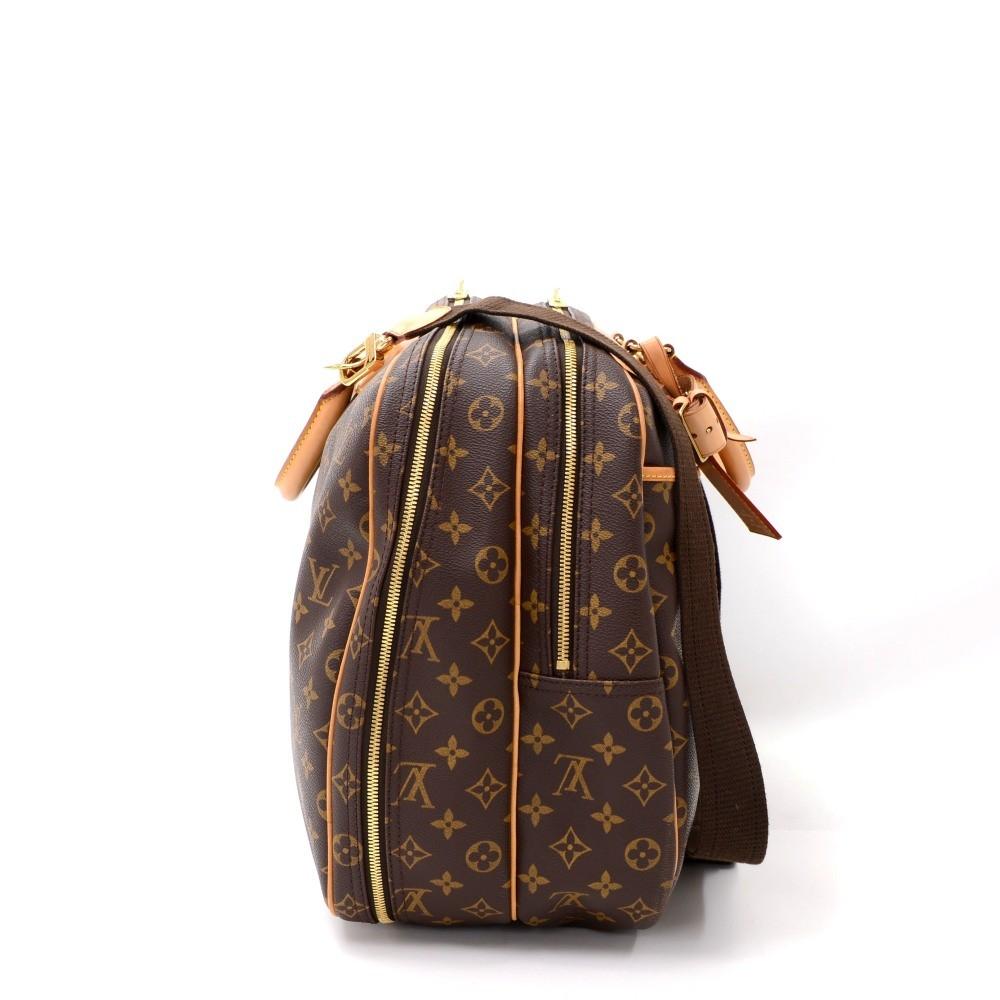 Louis Vuitto Alize 24 Heures Monogram Canvas Travel Bag with Strap