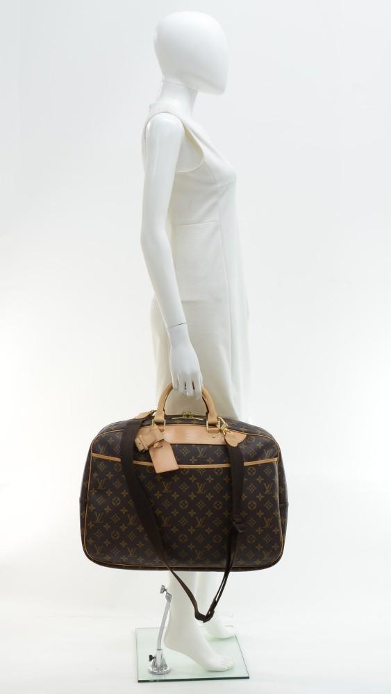 Louis Vuitto Alize 24 Heures Monogram Canvas Travel Bag with Strap