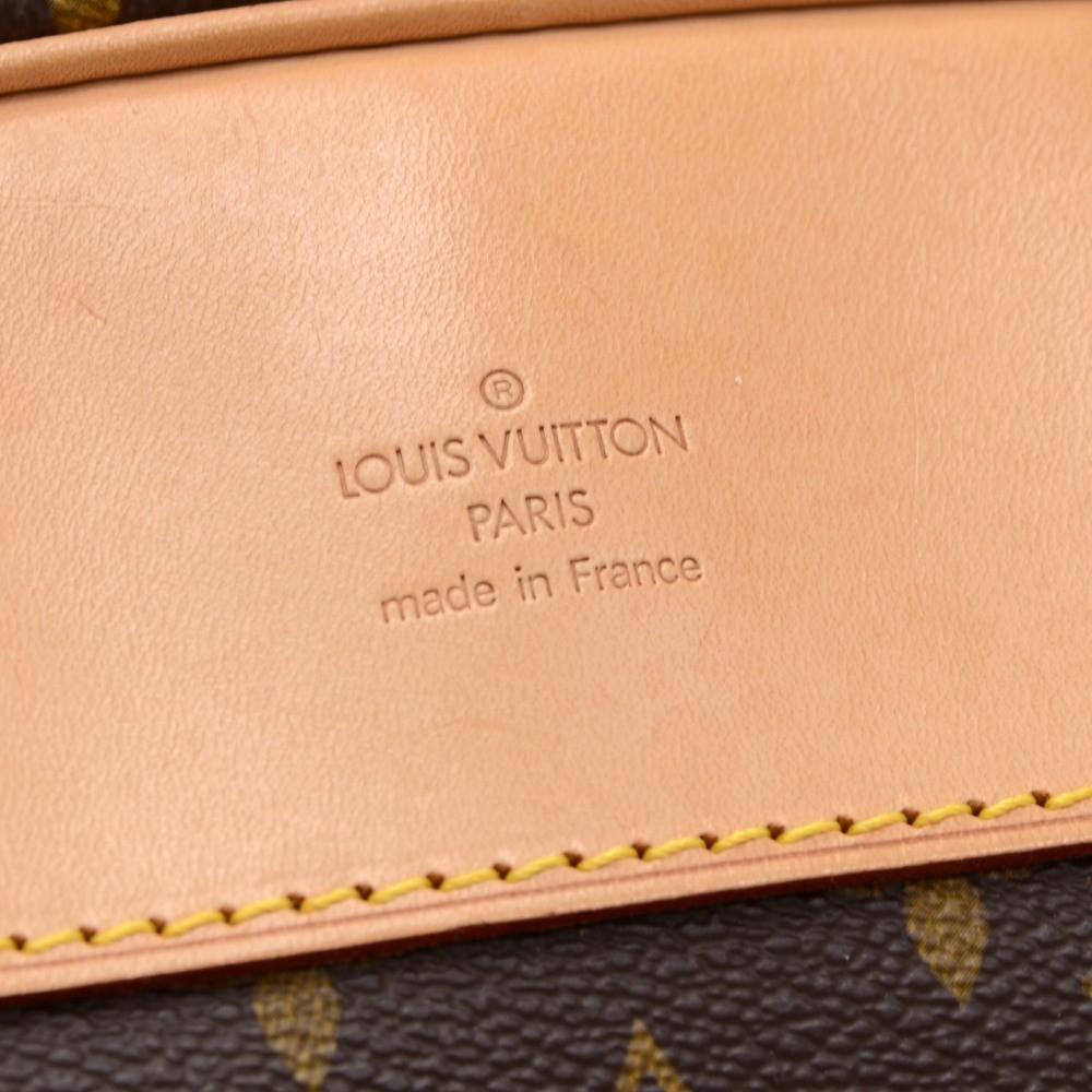 Louis Vuitto Alize 24 Heures Monogram Canvas Travel Bag with Strap