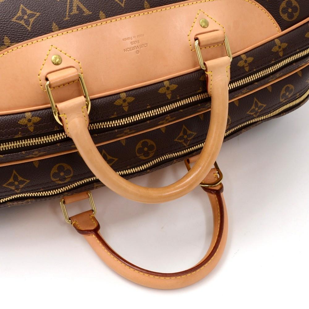 Louis Vuitto Alize 24 Heures Monogram Canvas Travel Bag with Strap