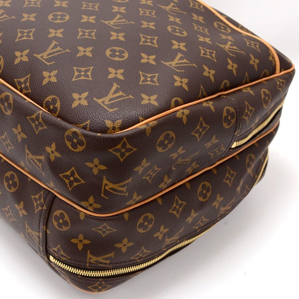 Louis Vuitto Alize 24 Heures Monogram Canvas Travel Bag with Strap