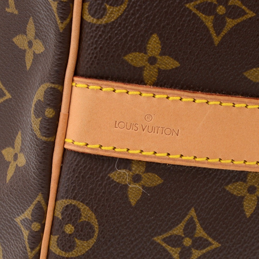 Louis Vuitto Keepall 55 Bandouliere Monogram Canvas Travel Bag with Strap