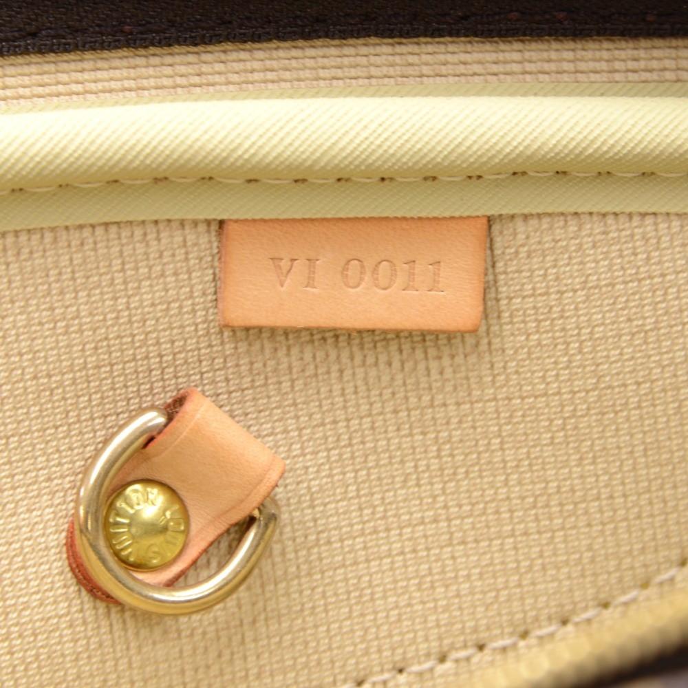 Louis Vuitto Alize 24 Heures Monogram Canvas Travel Bag with Strap