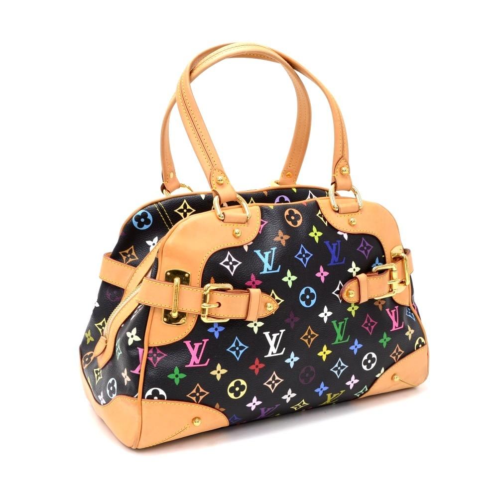 Louis Vuitto Claudia Multicolore Monogram Canvas Handbag