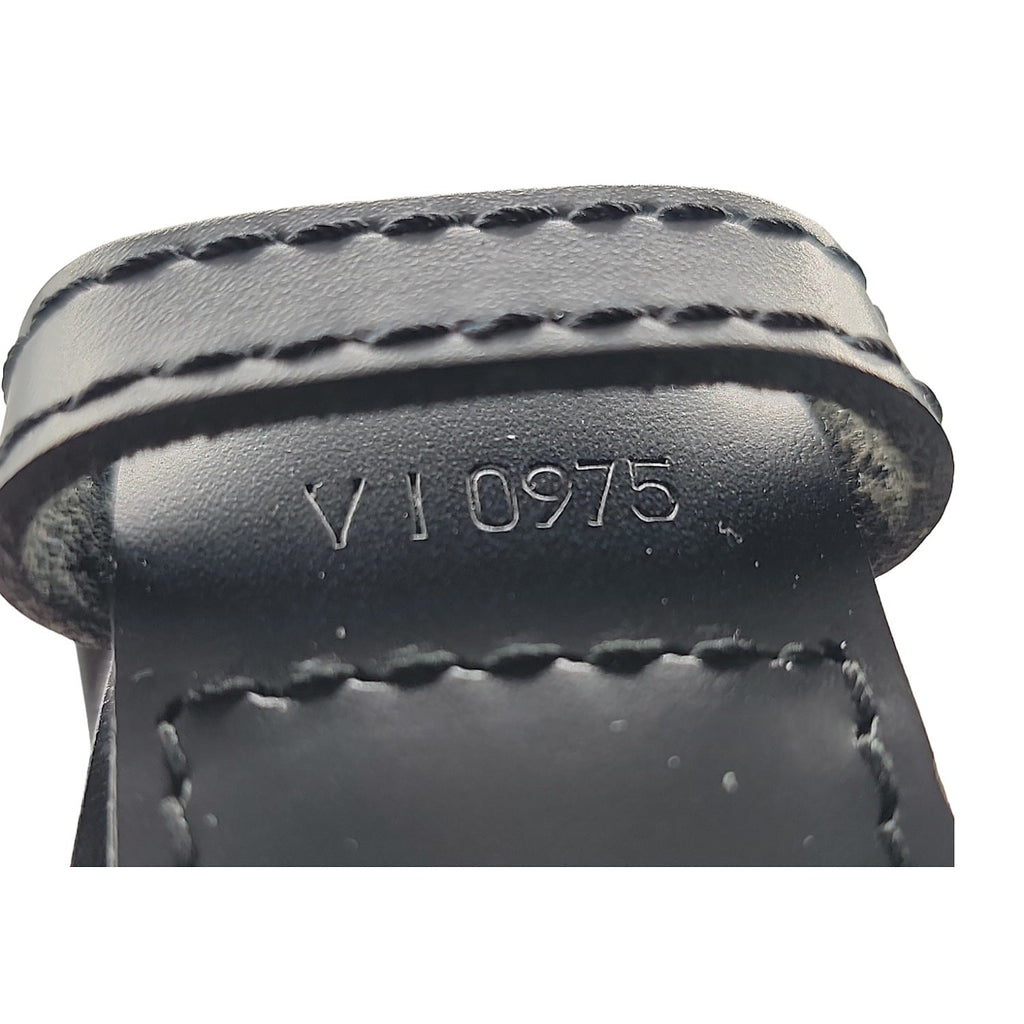 Louis Vuitton Vintage Black EPI Sac D'Epaule GM Bucket Bag w/ Pouch