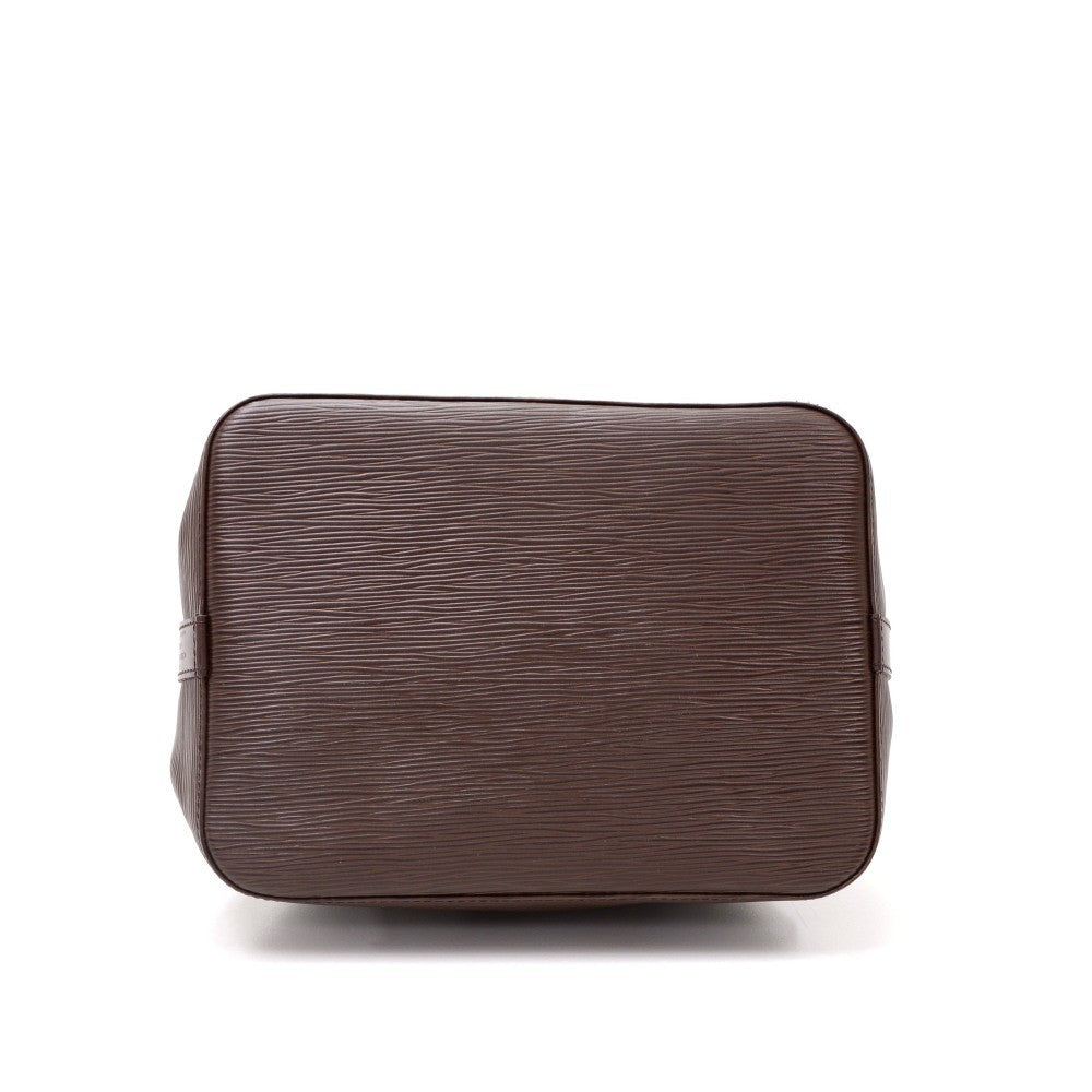 Louis Vuitto Petit Noe Chocolate Brown Epi Leather Bag
