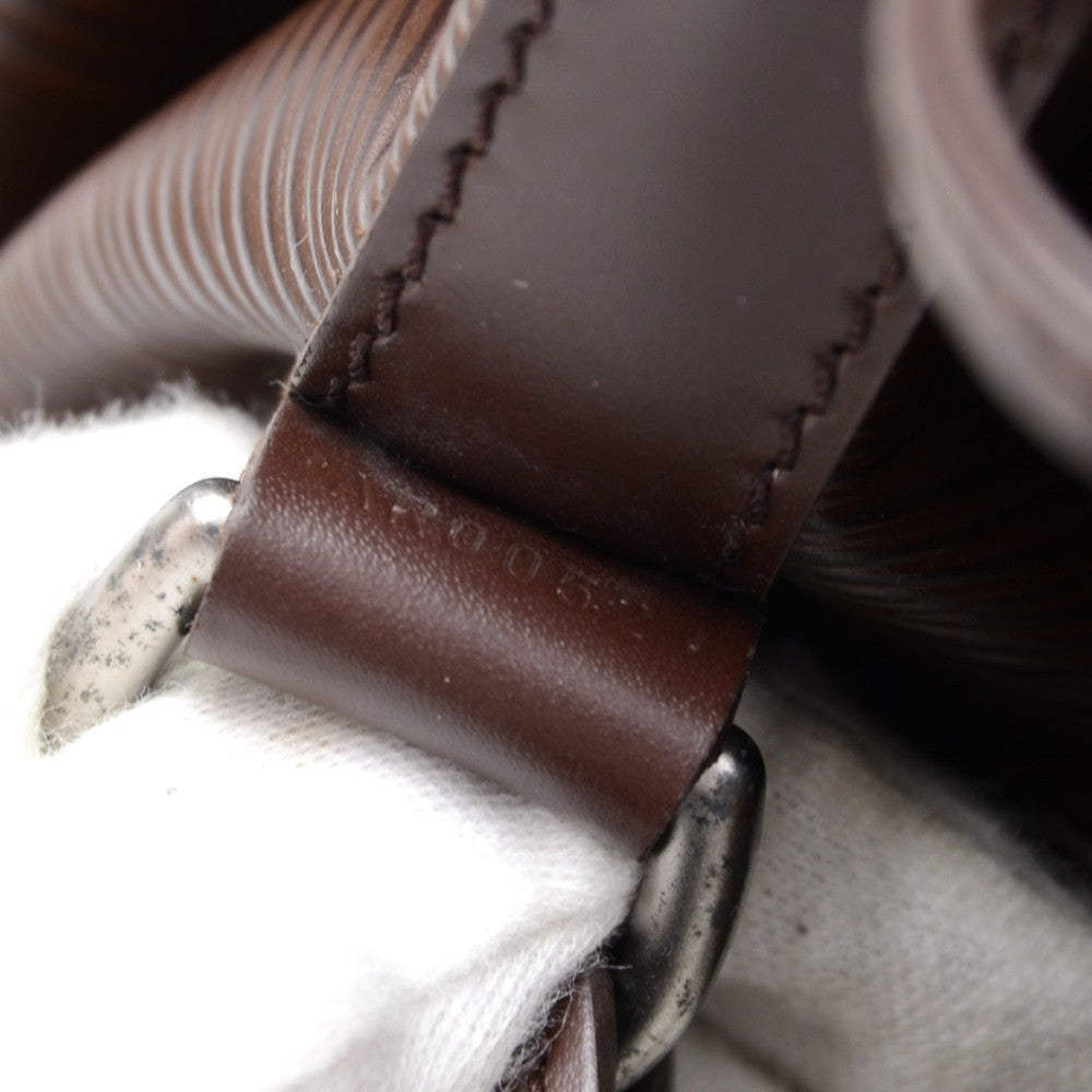 Louis Vuitto Petit Noe Chocolate Brown Epi Leather Bag