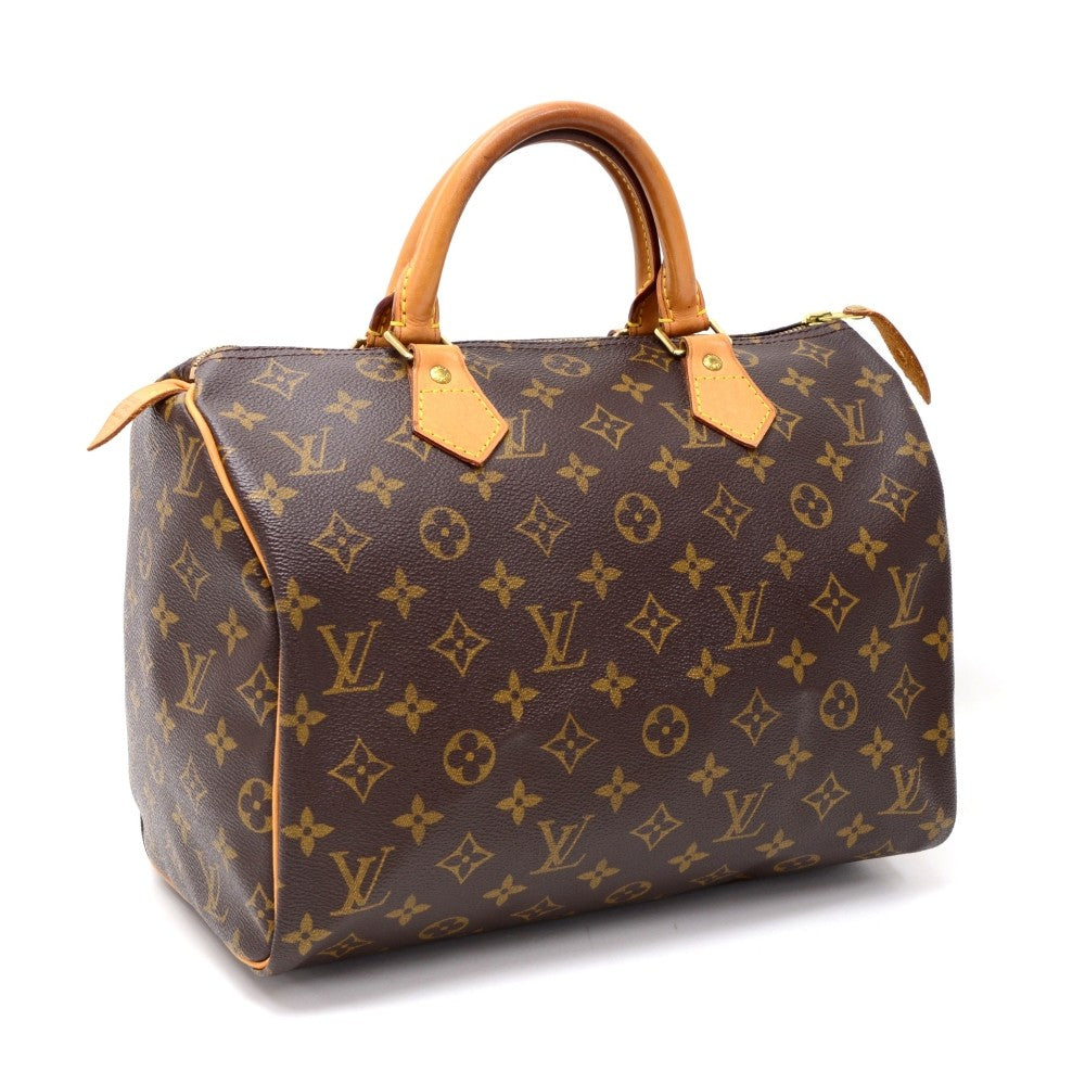 Louis Vuitto Speedy 30 Monogram Canvas Handbag