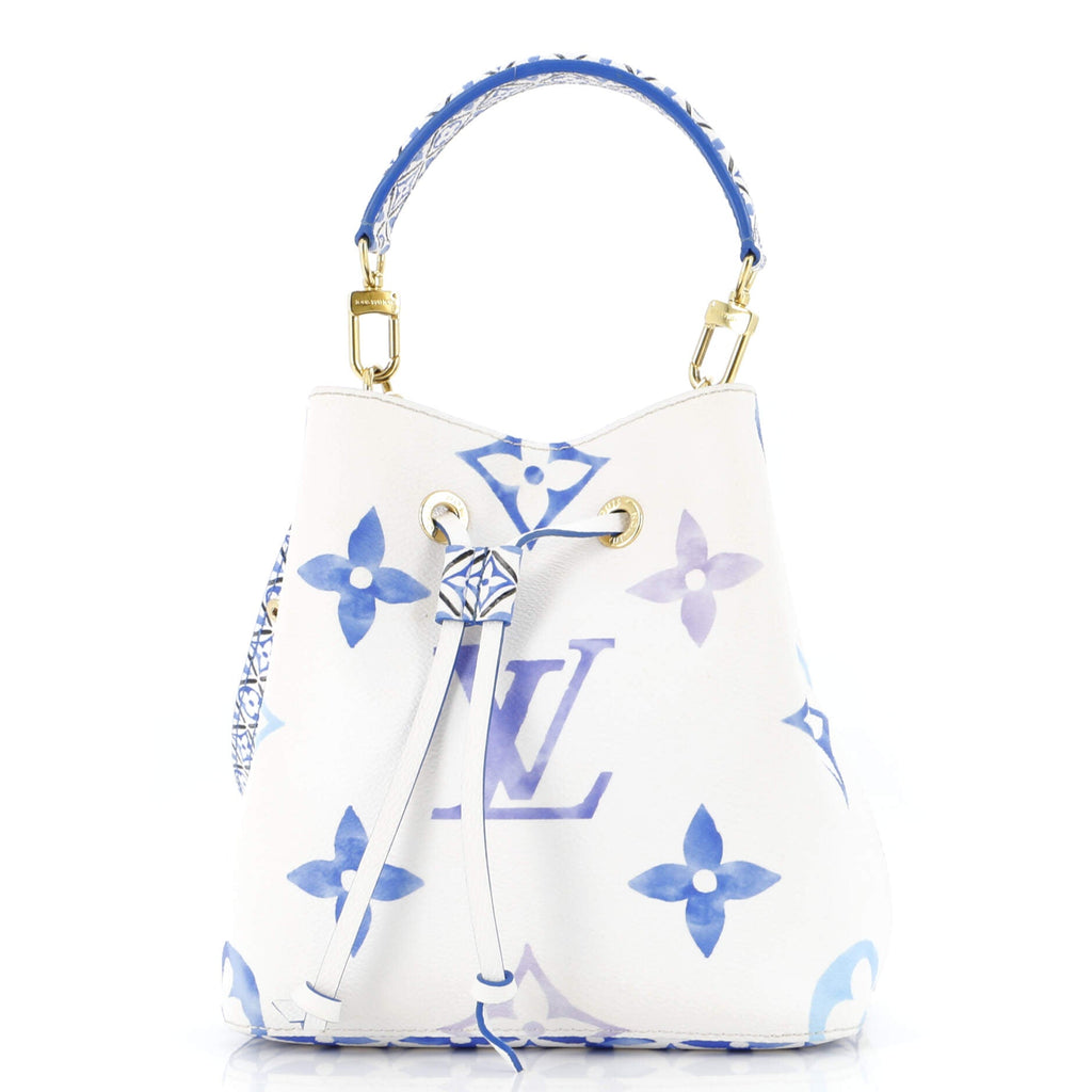 Louis Vuitton NeoNoe Handbag By The Pool Monogram Watercolor Giant BB