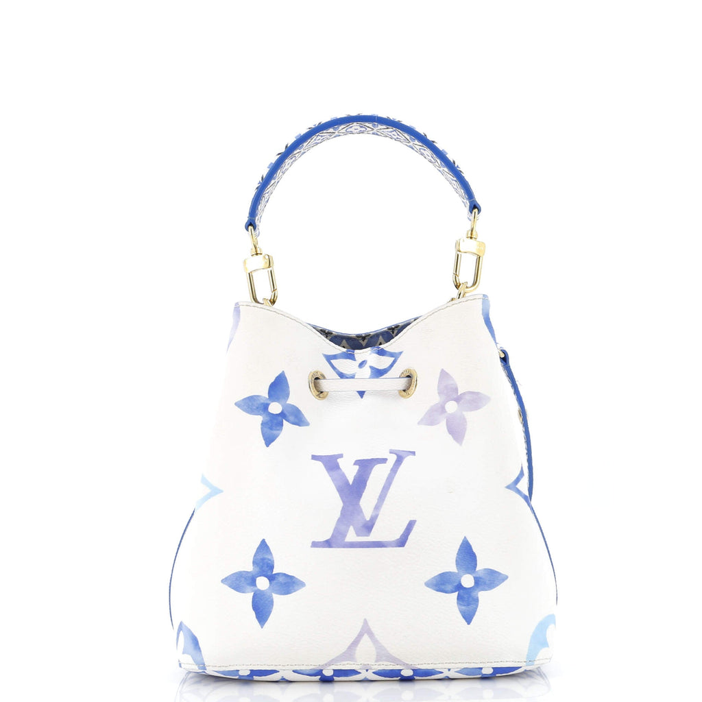 Louis Vuitton NeoNoe Handbag By The Pool Monogram Watercolor Giant BB