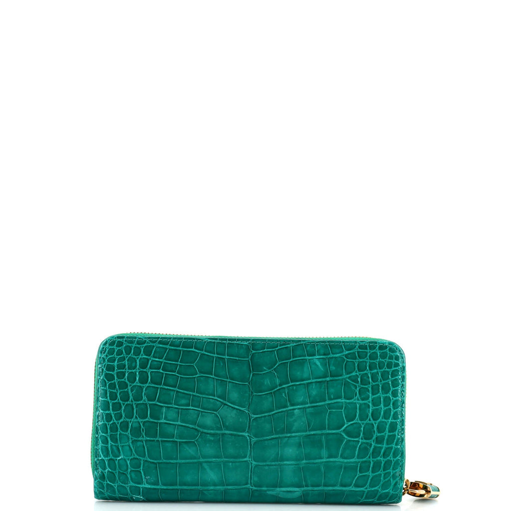 Louis Vuitton Padlock Zippy Wallet Crocodile