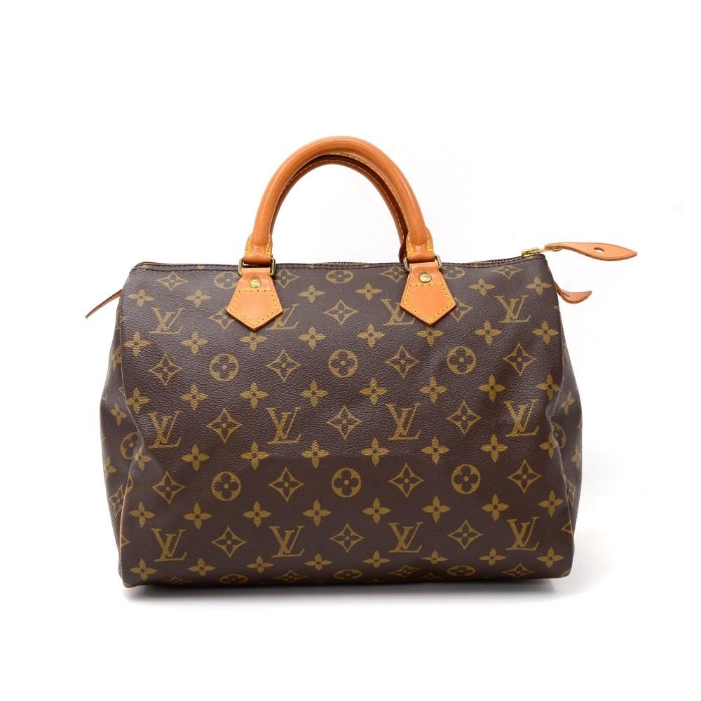 Louis Vuitto Speedy 30 Monogram Canvas Handbag