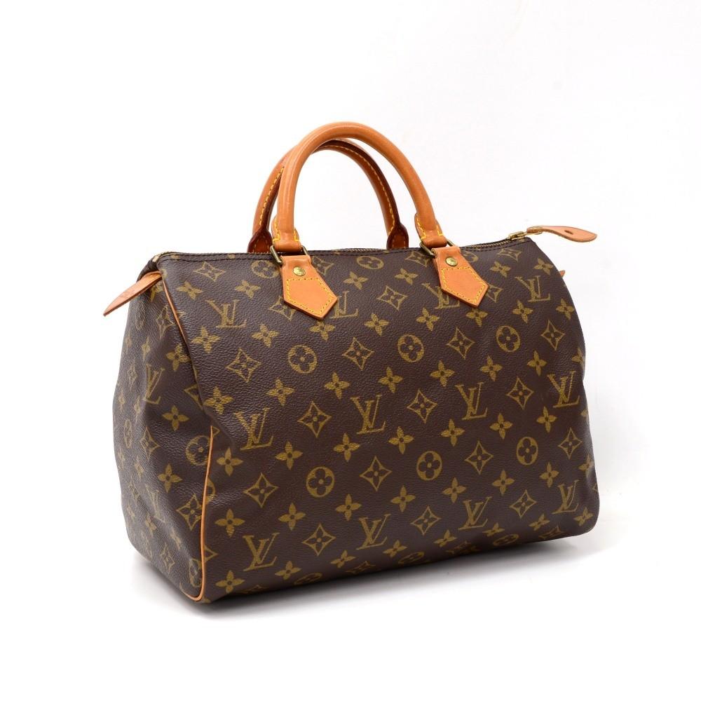 Louis Vuitto Speedy 30 Monogram Canvas Handbag