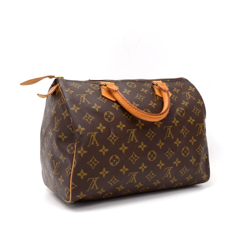 Louis Vuitto Speedy 30 Monogram Canvas Handbag