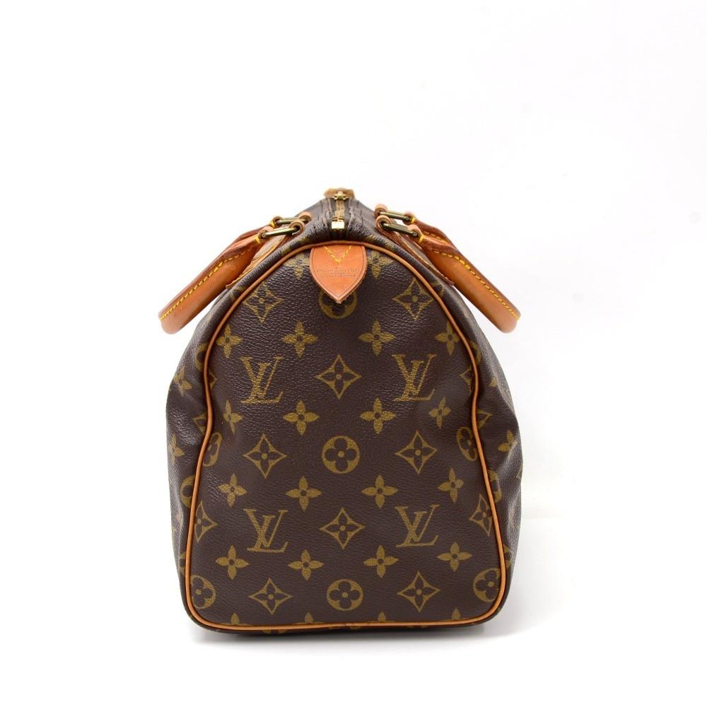 Louis Vuitto Speedy 30 Monogram Canvas Handbag