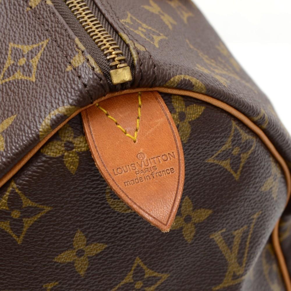 Louis Vuitto Speedy 30 Monogram Canvas Handbag