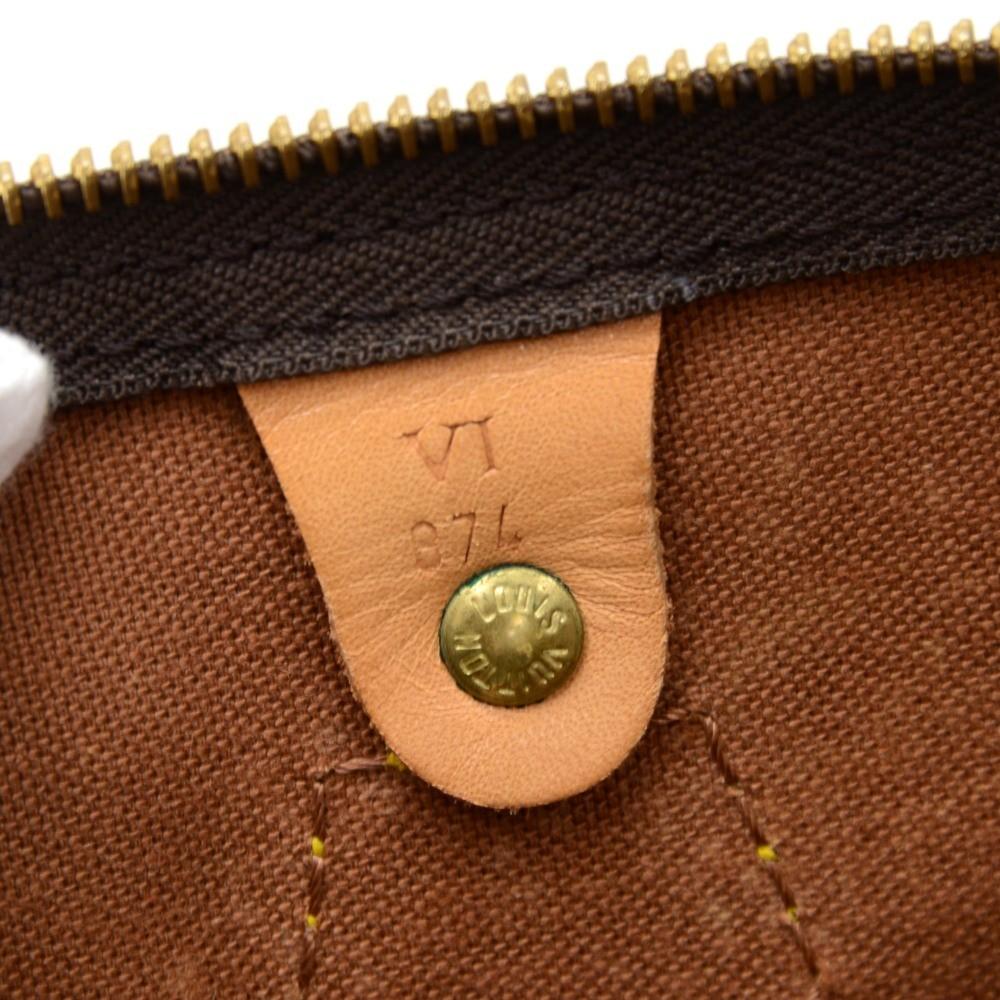 Louis Vuitto Speedy 30 Monogram Canvas Handbag