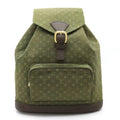 Louis Vuitton Montsouris Gm  Canvas Backpack Bag ()