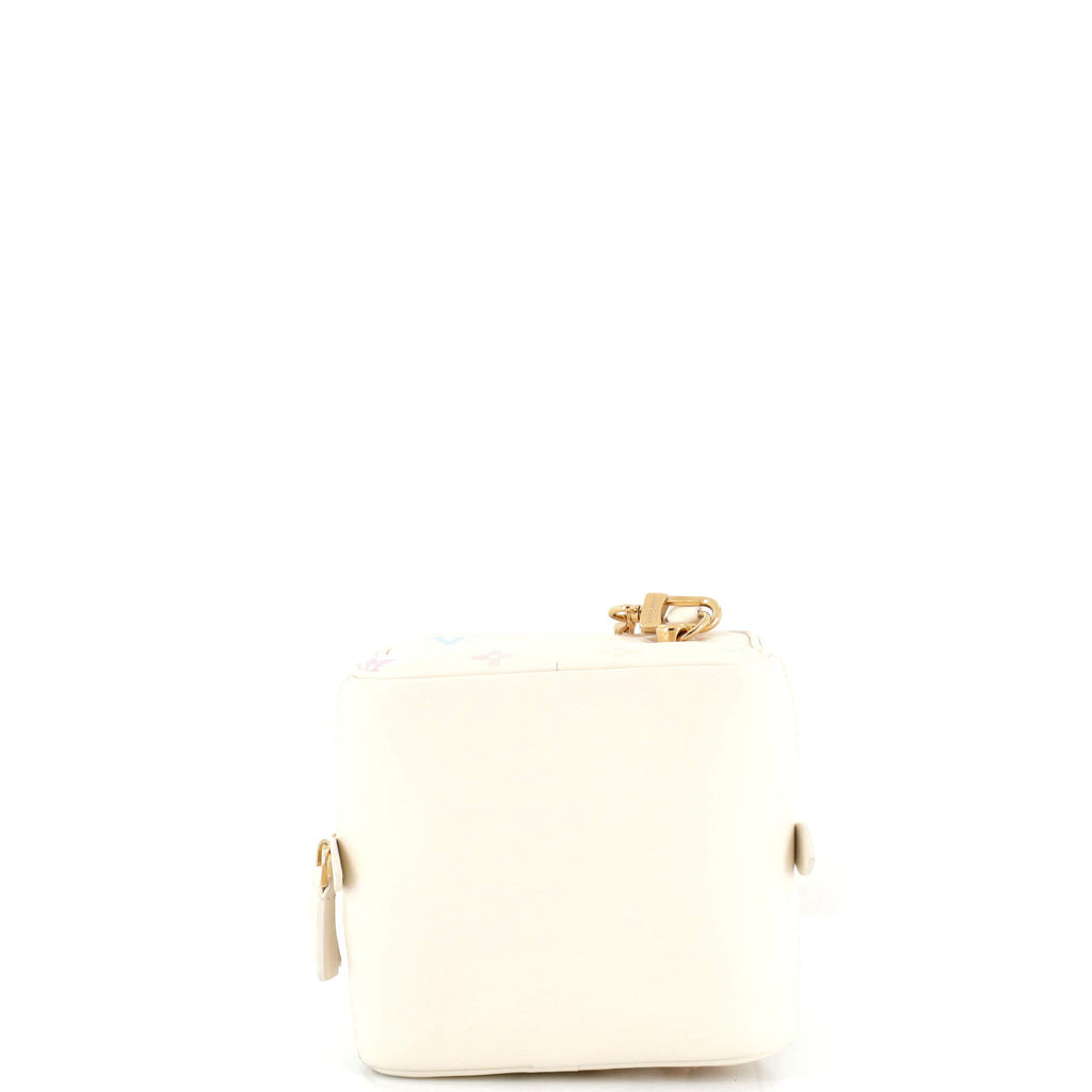 Louis Vuitton New Square Bag Milky Way Monogram Embossed Lambskin
