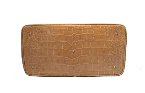 Alexandra Knight Tan Alligator Handbag