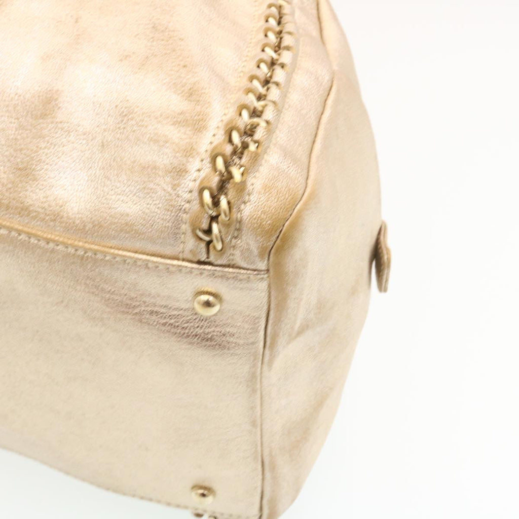 CHANEL Caviar Skin Tote Bag Leather White CC 28380A