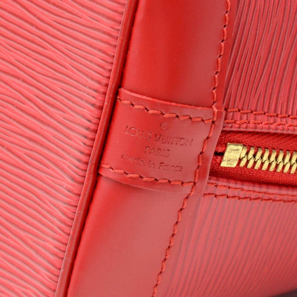 Louis Vuitto Alma Epi Leather Handbag