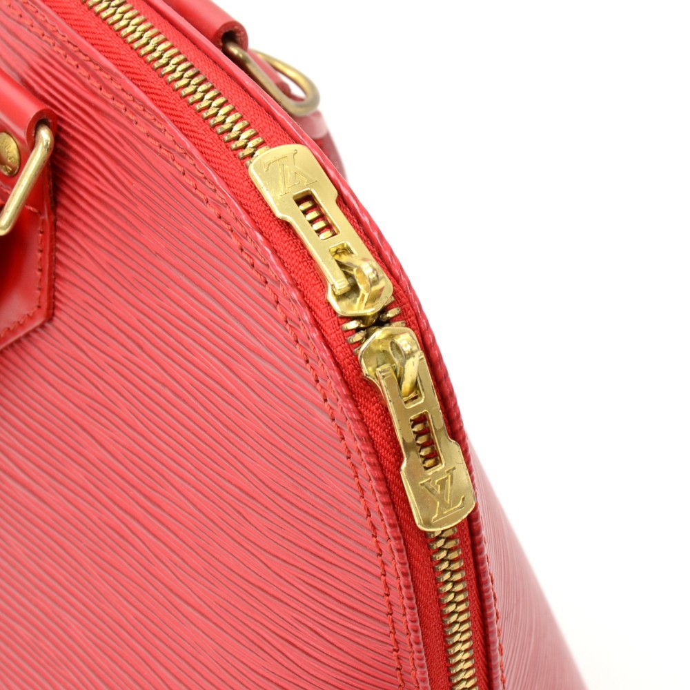 Louis Vuitto Alma Epi Leather Handbag