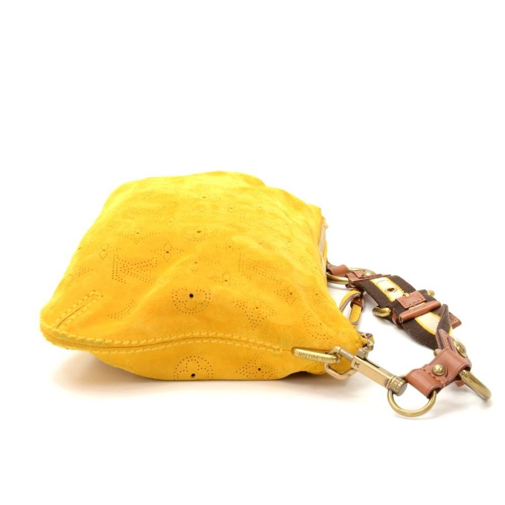 Louis Vuitto Onatah Pochette Suede Leather Shoulder Bag