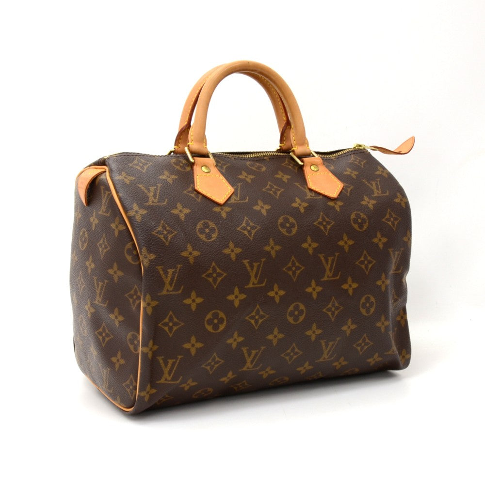 Louis Vuitto Speedy 30 Monogram Canvas Handbag