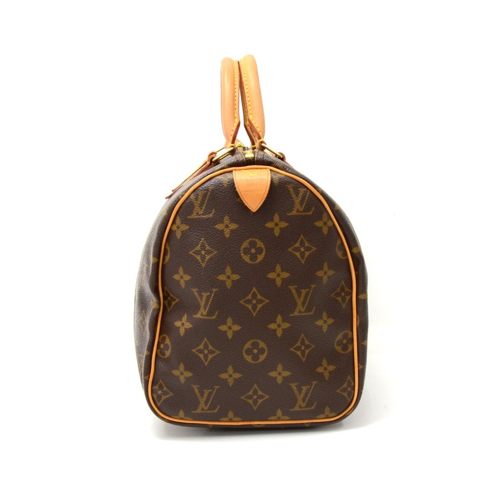 Louis Vuitto Speedy 30 Monogram Canvas Handbag