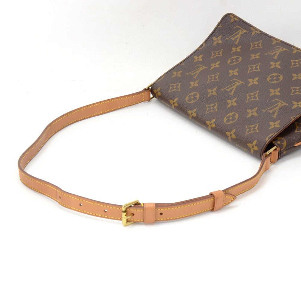 Louis Vuitto Musette Tango Monogram Canvas Shoulder Bag